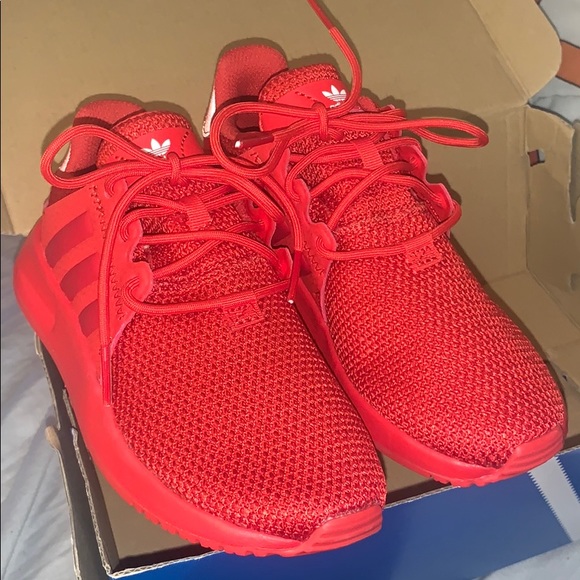 boys adidas shoes red